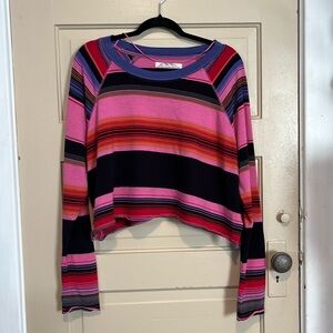 We the Free, Free People cropped striped sweater